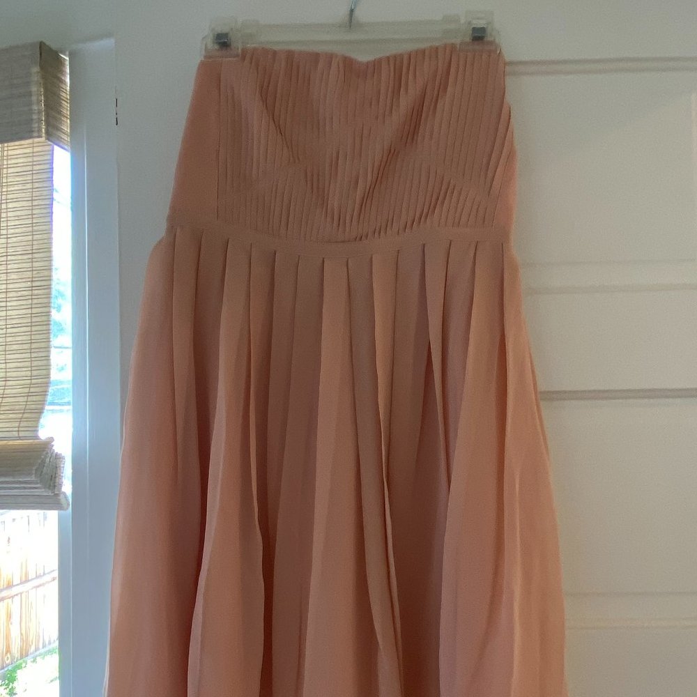 Madewell Pink Strapless Dress